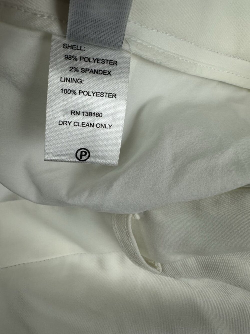 Little Black Tux Women's White Tuxedo Pants Black Side Stripe Size 16 NWT Formal - Picture 11 of 16